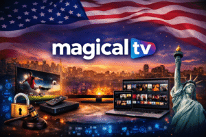 Is IPTV Legal in US guide showing IPTV streaming on Smart TV 2026