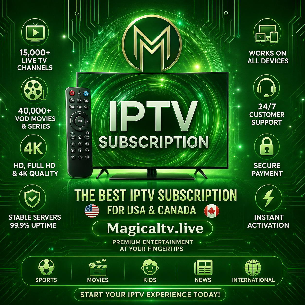 IPTV Subscription magicaliptv