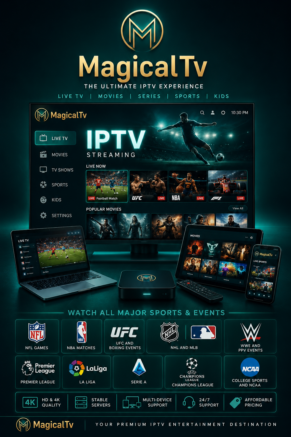 Best IPTV for Sports magiacltv